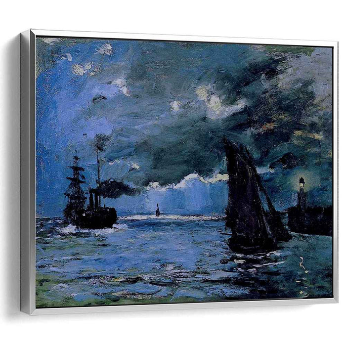 Seascape, Night Effect by Claude Monet