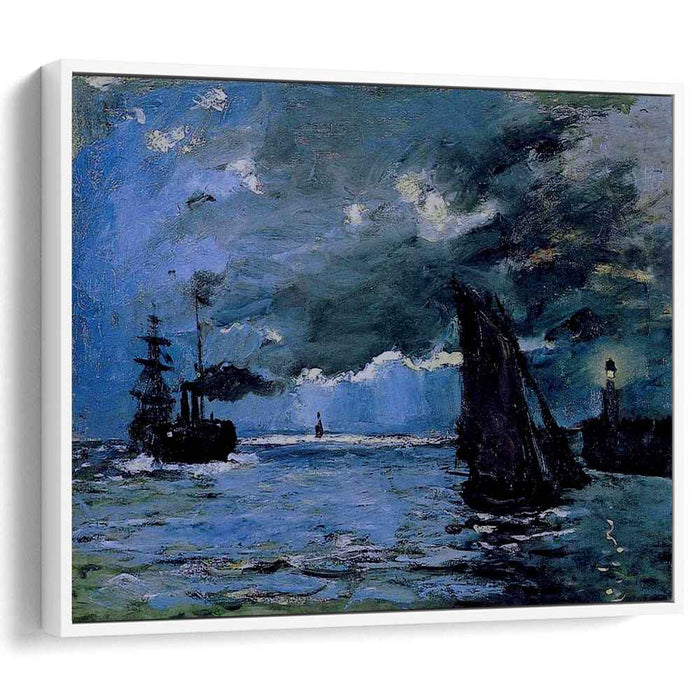 Seascape, Night Effect by Claude Monet