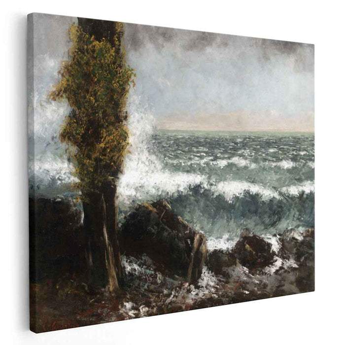 Seascape, the Poplar by Gustave Courbet