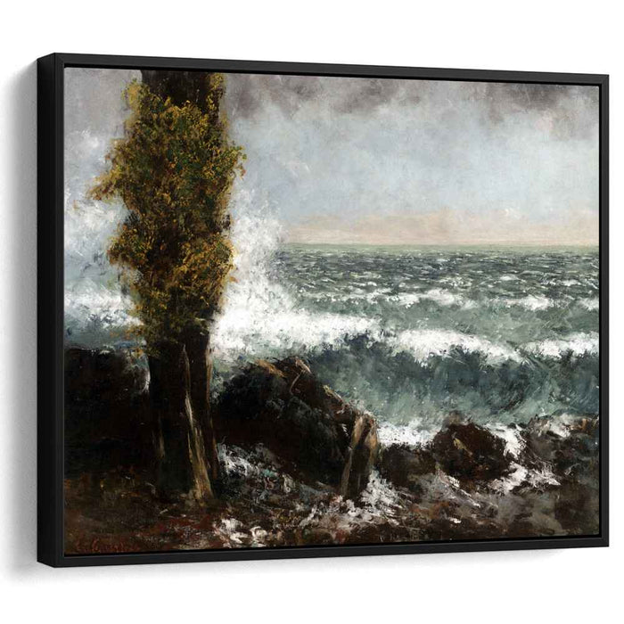 Seascape, the Poplar by Gustave Courbet
