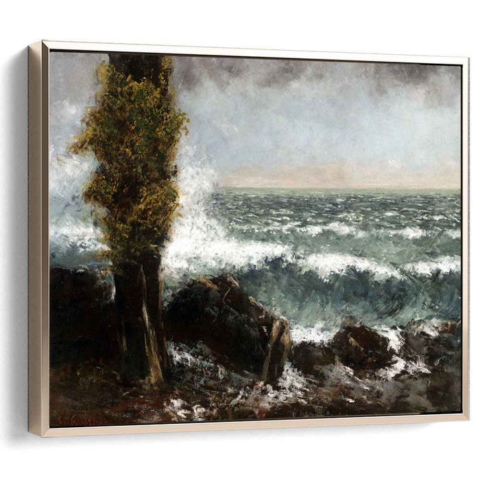 Seascape, the Poplar by Gustave Courbet