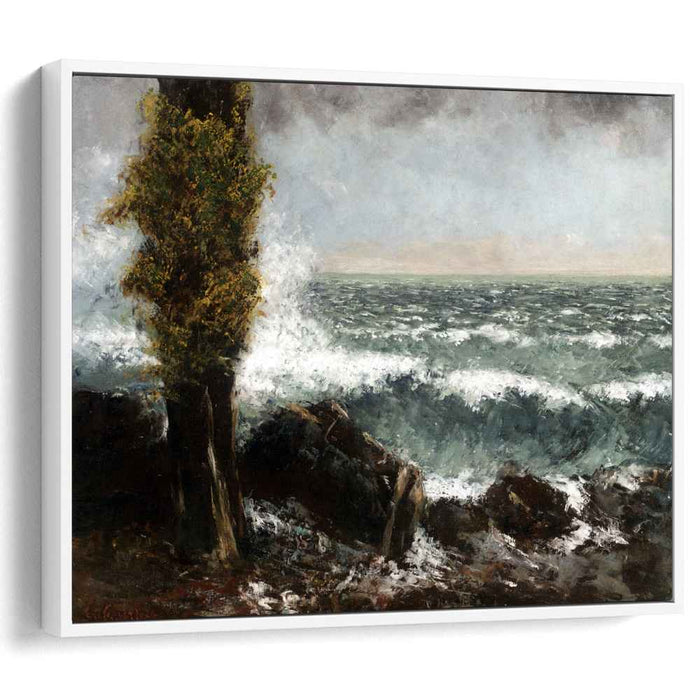 Seascape, the Poplar by Gustave Courbet