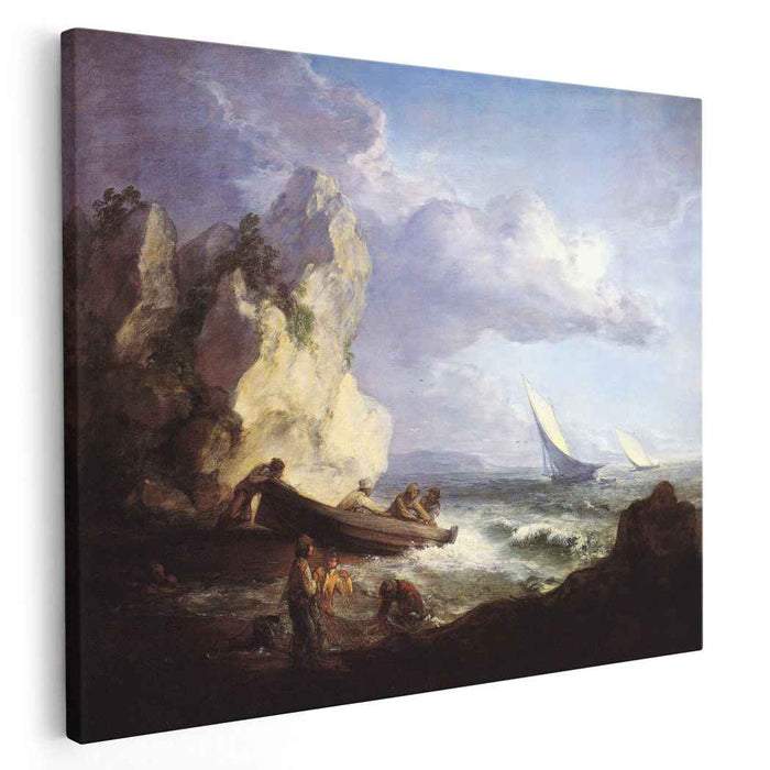 Seashore with Fishermen (1782) by Thomas Gainsborough