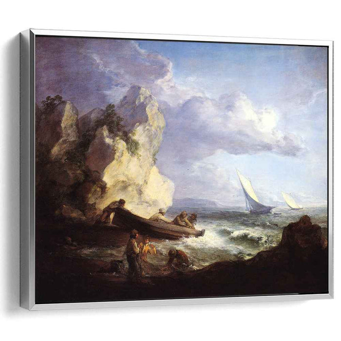 Seashore with Fishermen (1782) by Thomas Gainsborough