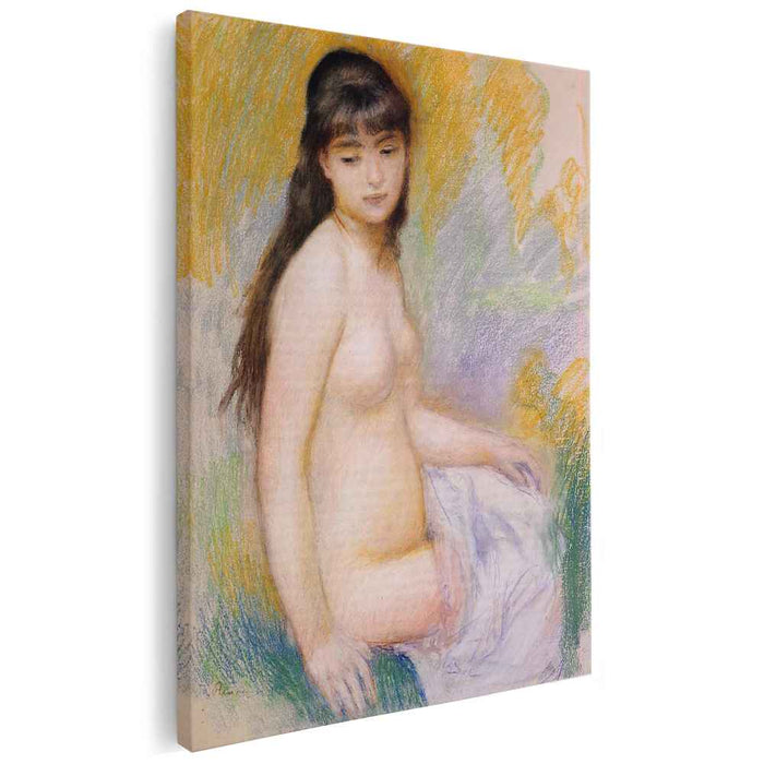 Seated Bather (1883) by Pierre-Auguste Renoir