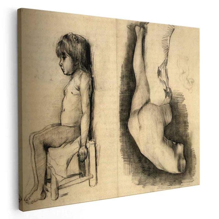 Seated Girl and Venus (1886) by Vincent van Gogh