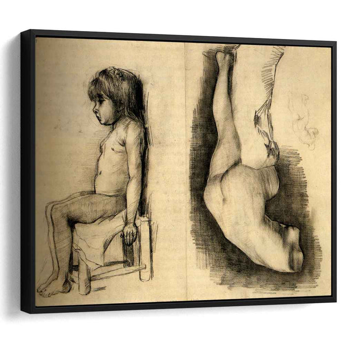 Seated Girl and Venus (1886) by Vincent van Gogh