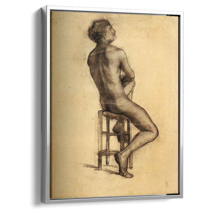 Seated Male Nude Seen from the Back (1886) by Vincent van Gogh