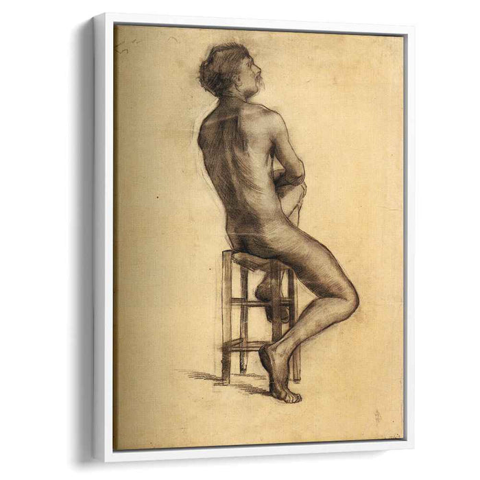Seated Male Nude Seen from the Back (1886) by Vincent van Gogh