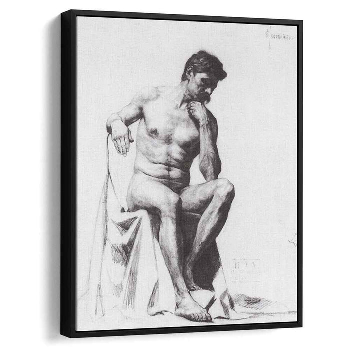 Seated Model (1898) by Boris Kustodiev