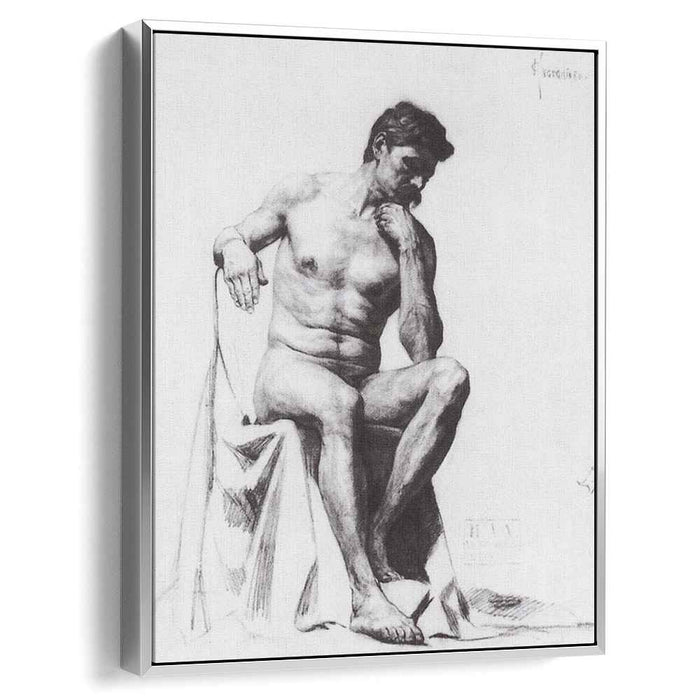 Seated Model (1898) by Boris Kustodiev