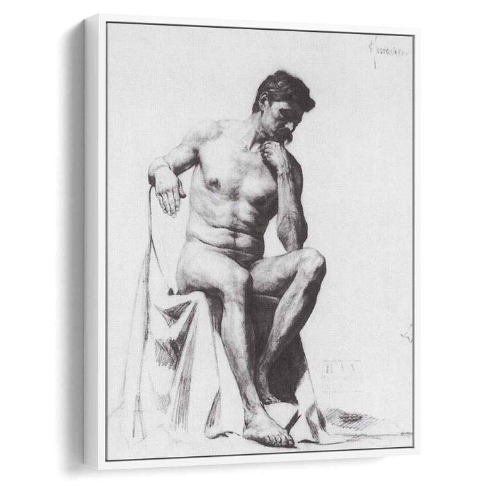 Seated Model (1898) by Boris Kustodiev