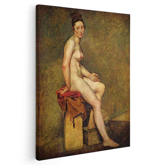 Seated Nude, Mademoiselle Rose by Eugene Delacroix