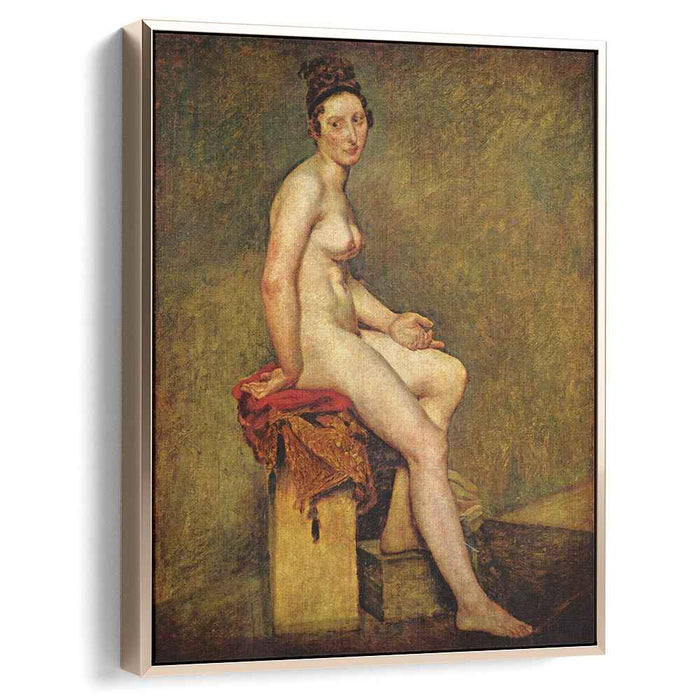 Seated Nude, Mademoiselle Rose by Eugene Delacroix