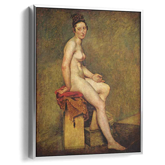 Seated Nude, Mademoiselle Rose by Eugene Delacroix