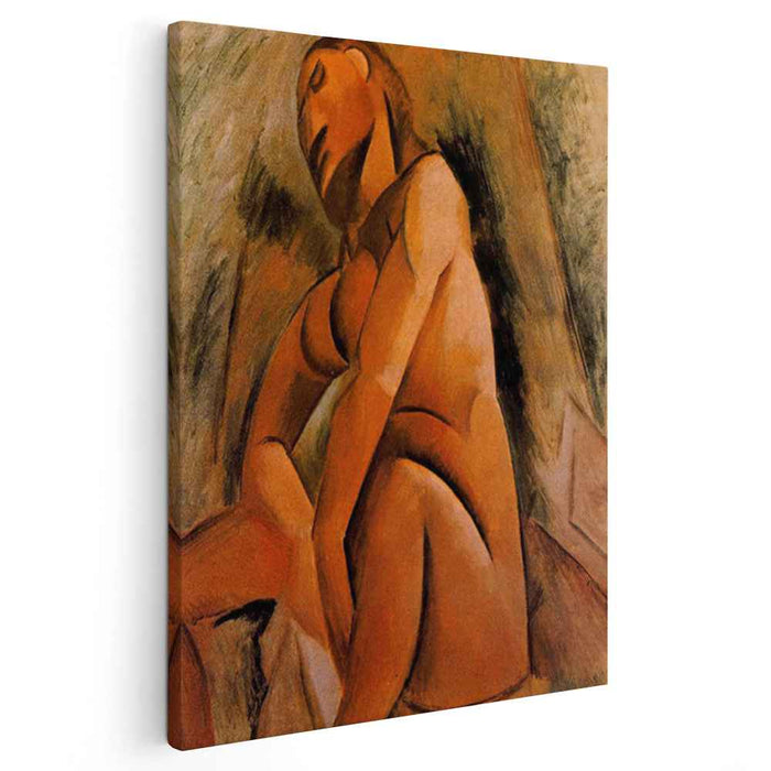 Seated nude (1908) by Pablo Picasso