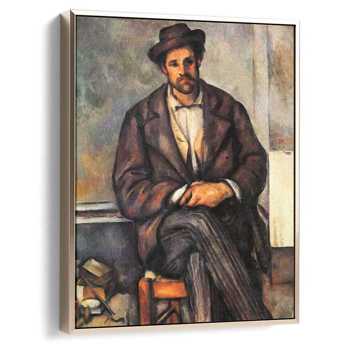 Seated Peasant (1900) by Paul Cezanne