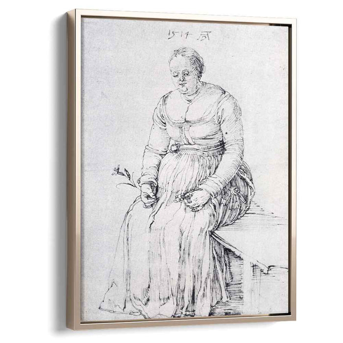 Seated Woman (1514) by Albrecht Durer