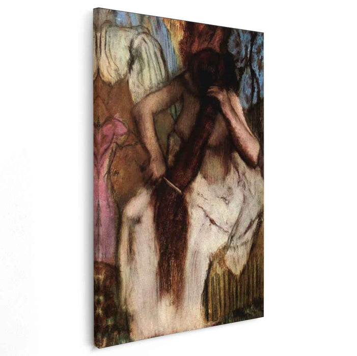 Seated Woman Combing Her Hair (1890) by Edgar Degas