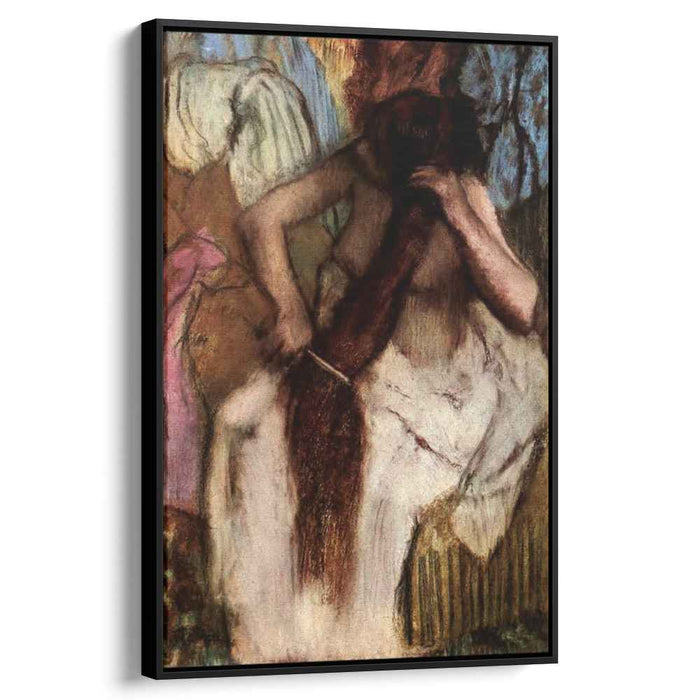 Seated Woman Combing Her Hair (1890) by Edgar Degas