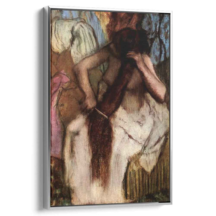 Seated Woman Combing Her Hair (1890) by Edgar Degas