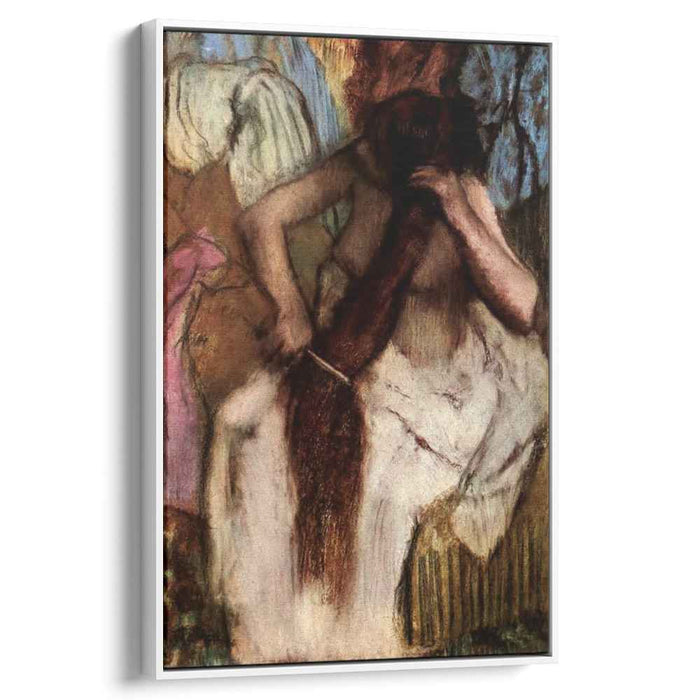Seated Woman Combing Her Hair (1890) by Edgar Degas