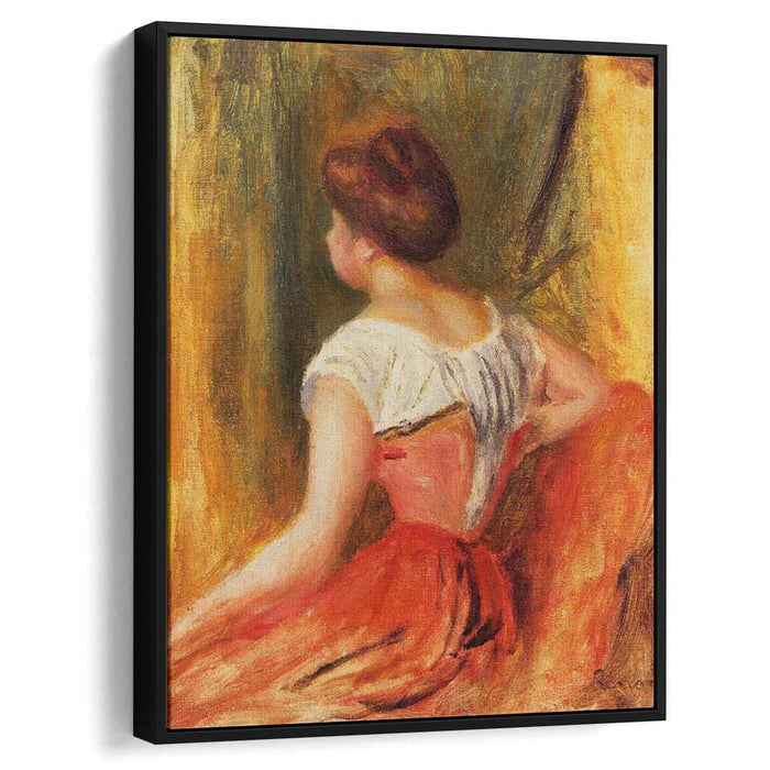 Seated Young Woman (1896) by Pierre-Auguste Renoir