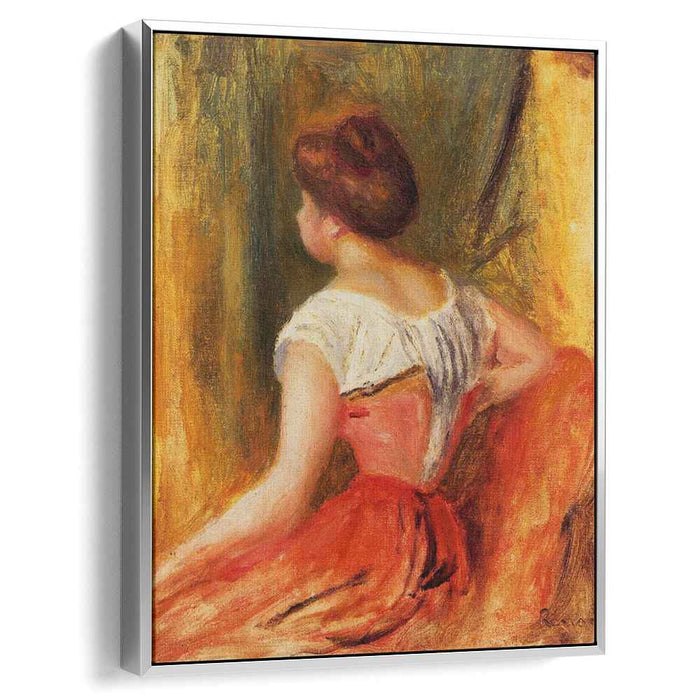 Seated Young Woman (1896) by Pierre-Auguste Renoir