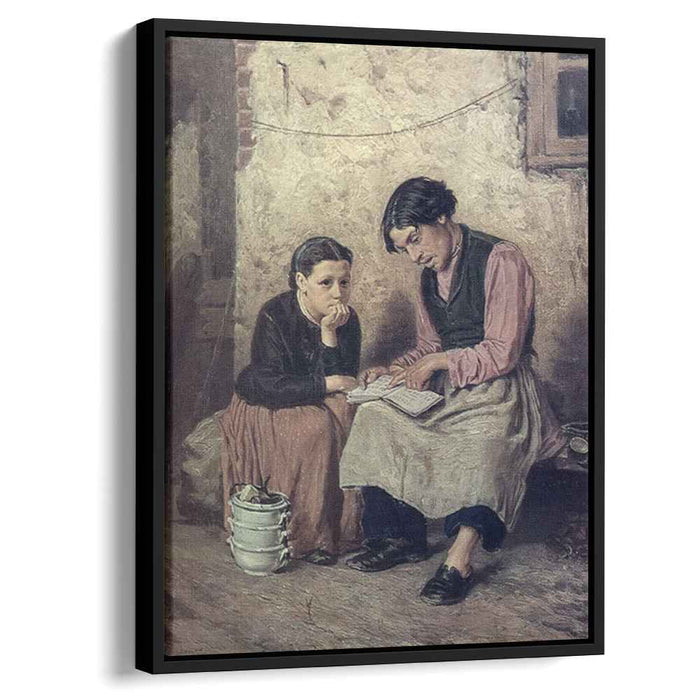 Self-Educating Caretaker (1868) by Vasily Perov