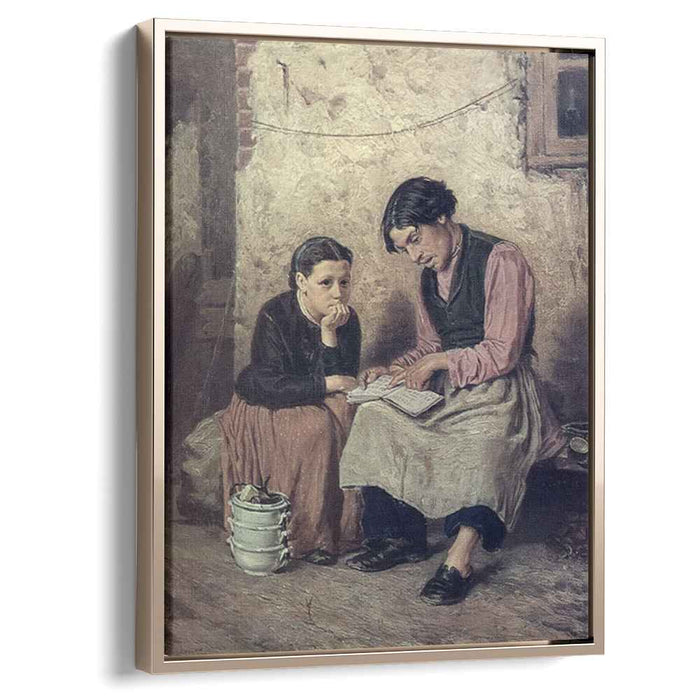 Self-Educating Caretaker (1868) by Vasily Perov