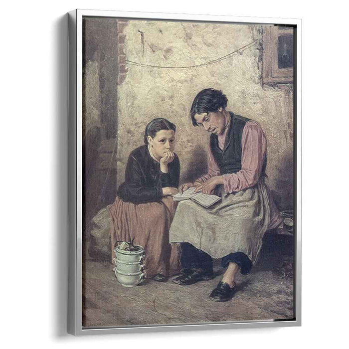 Self-Educating Caretaker (1868) by Vasily Perov