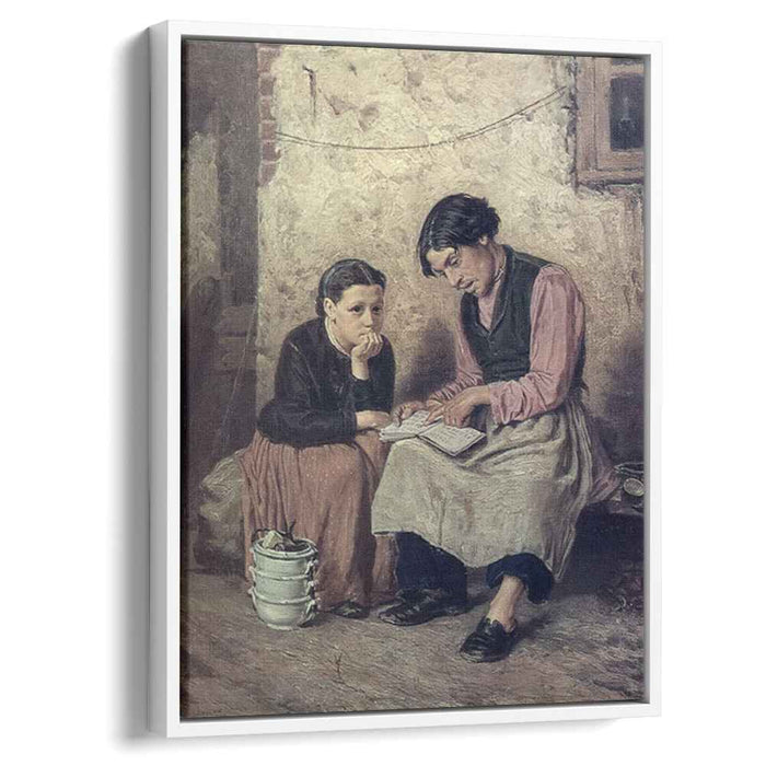 Self-Educating Caretaker (1868) by Vasily Perov