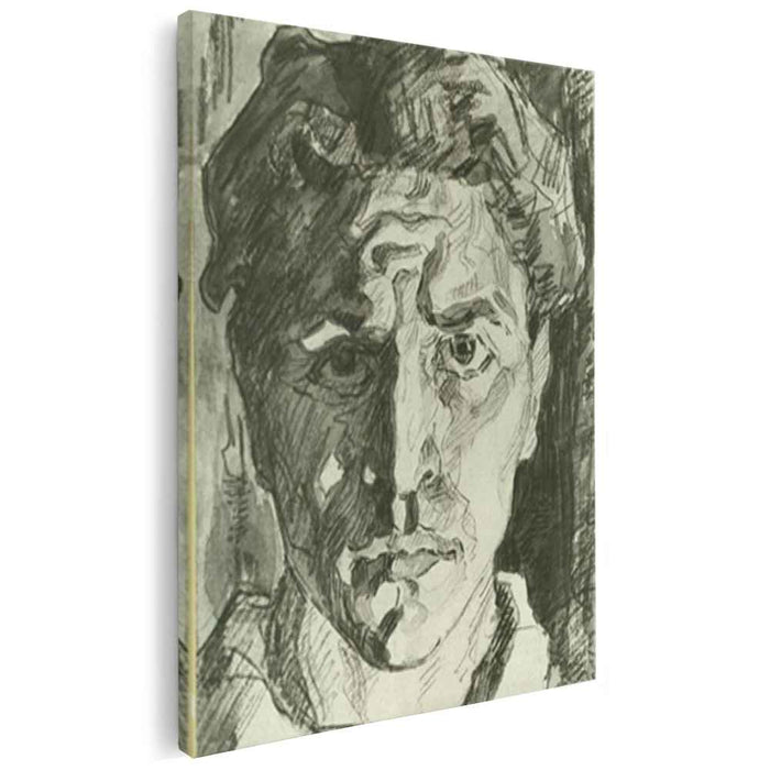 Self-portrait (1916) by Aleksandr Deyneka