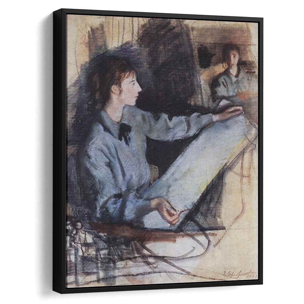 Self-portrait (1922) by Zinaida Serebriakova - Canvas Artwork — Kanvah