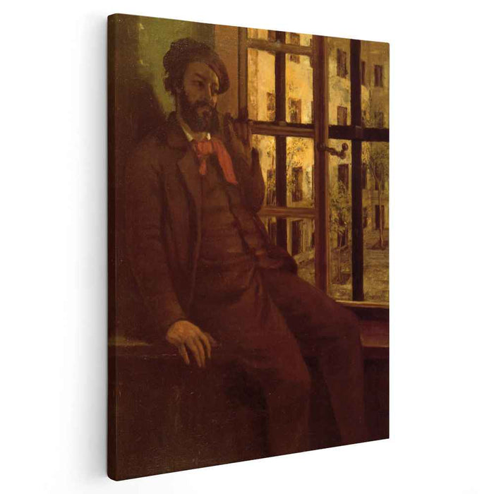 Self-Portrait at Sainte Pelagie (1873) by Gustave Courbet