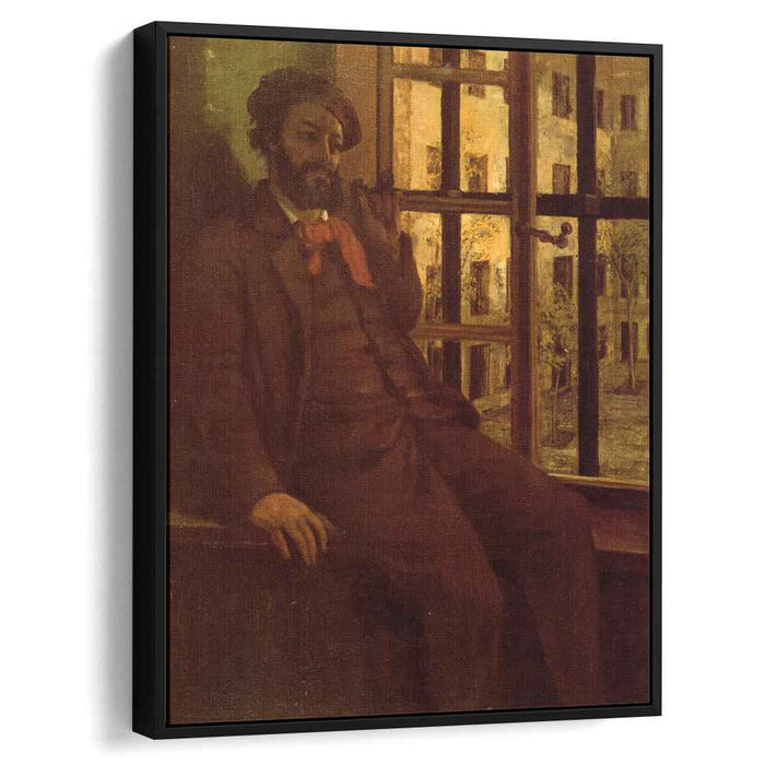 Self-Portrait at Sainte Pelagie (1873) by Gustave Courbet