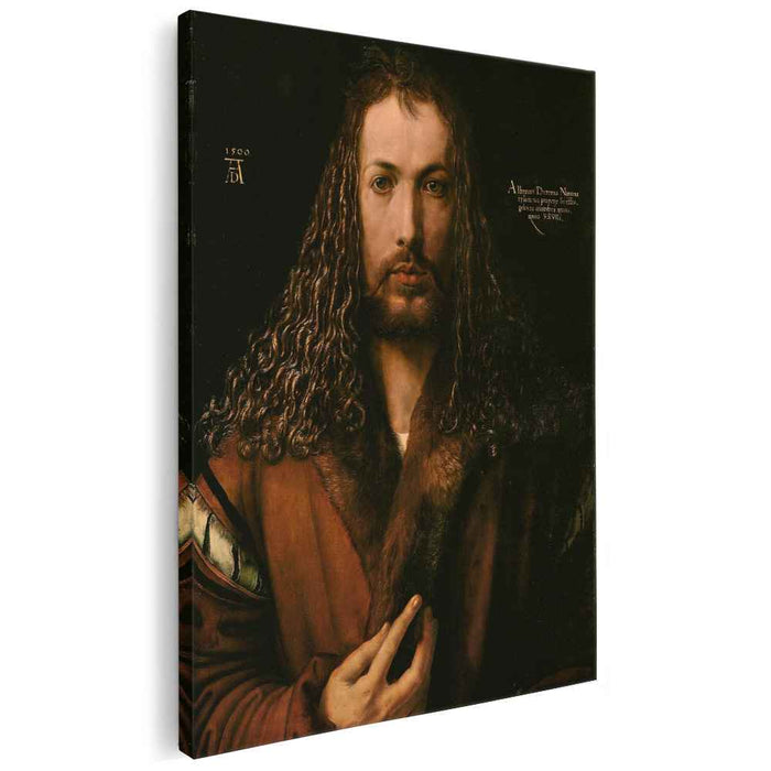 Self-Portrait at the Age of Twenty Eight (1500) by Albrecht Durer