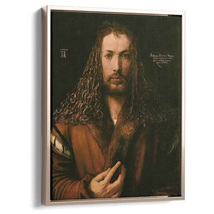 Self-Portrait at the Age of Twenty Eight (1500) by Albrecht Durer