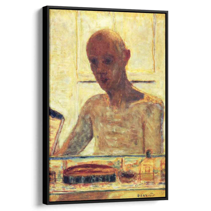 Self Portrait in a Shaving Mirror (1935) by Pierre Bonnard
