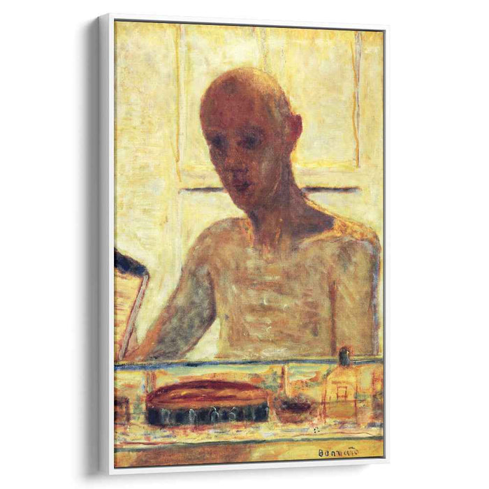 Self Portrait in a Shaving Mirror (1935) by Pierre Bonnard