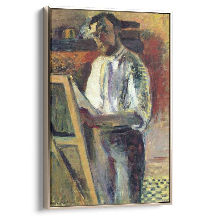 Self-Portrait in Shirtsleeves (1900) by Henri Matisse
