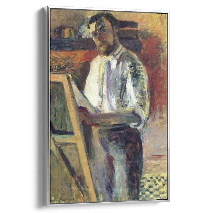 Self-Portrait in Shirtsleeves (1900) by Henri Matisse