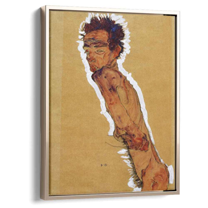 Self Portrait Nude (1910) by Egon Schiele