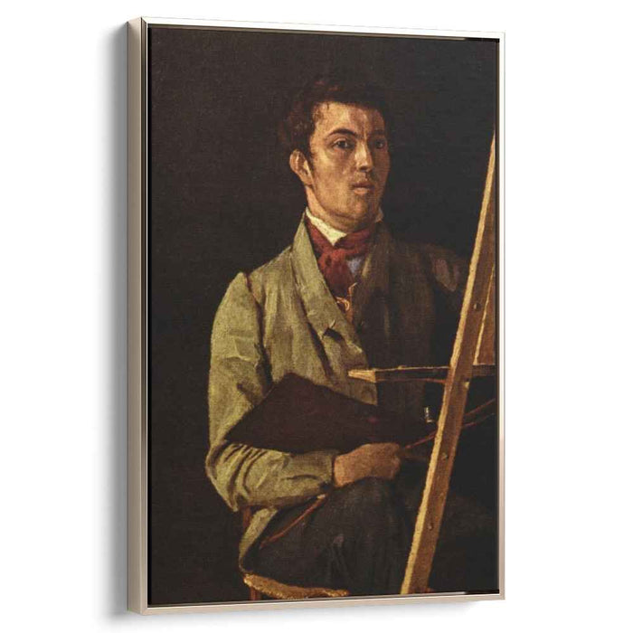 Self-portrait (1825) by Camille Corot