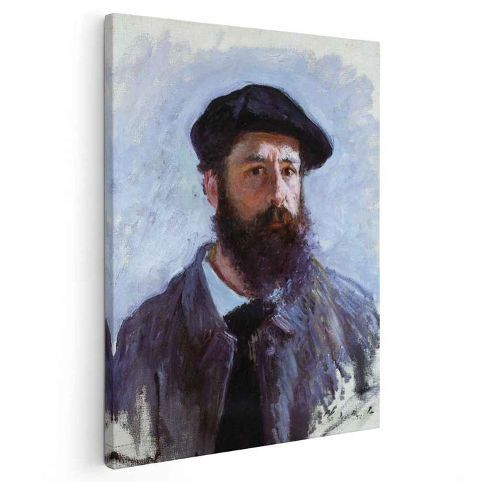 Self-Portrait with a Beret (1886) by Claude Monet