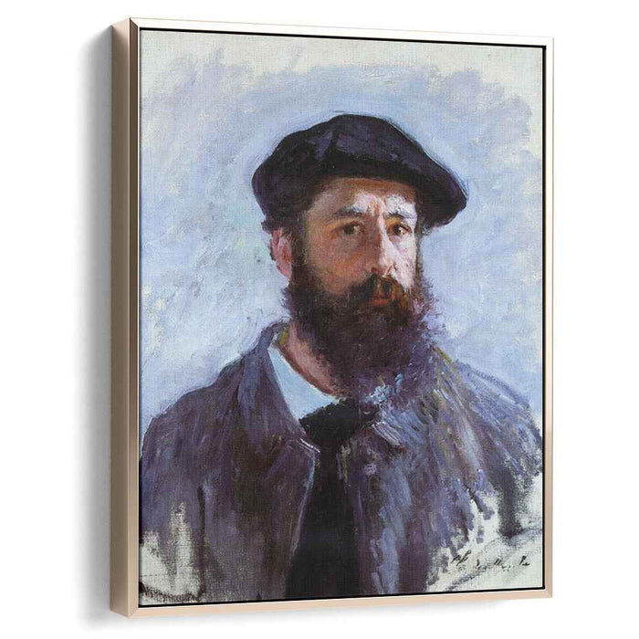 Self-Portrait with a Beret (1886) by Claude Monet