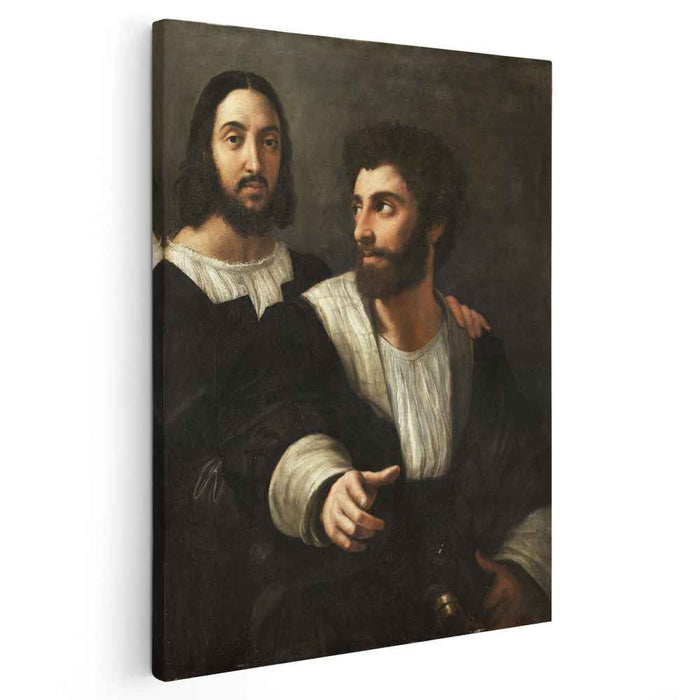Self Portrait with a Friend (1518) by Raphael