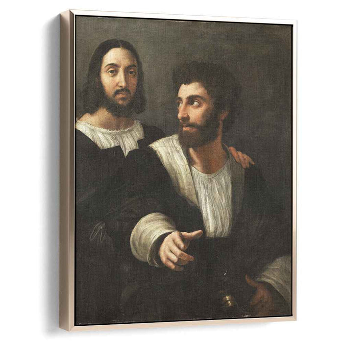 Self Portrait with a Friend (1518) by Raphael