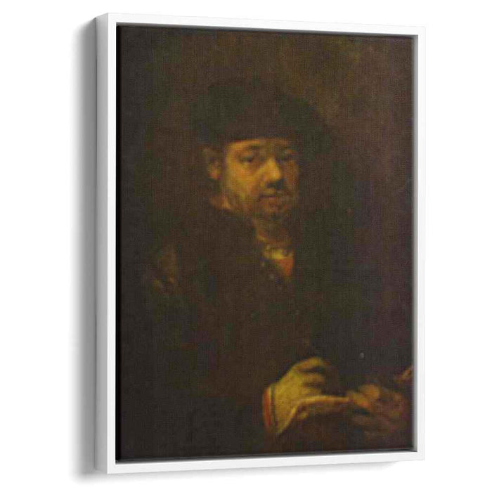 Self-portrait with a Sketch Book (1657) by Rembrandt
