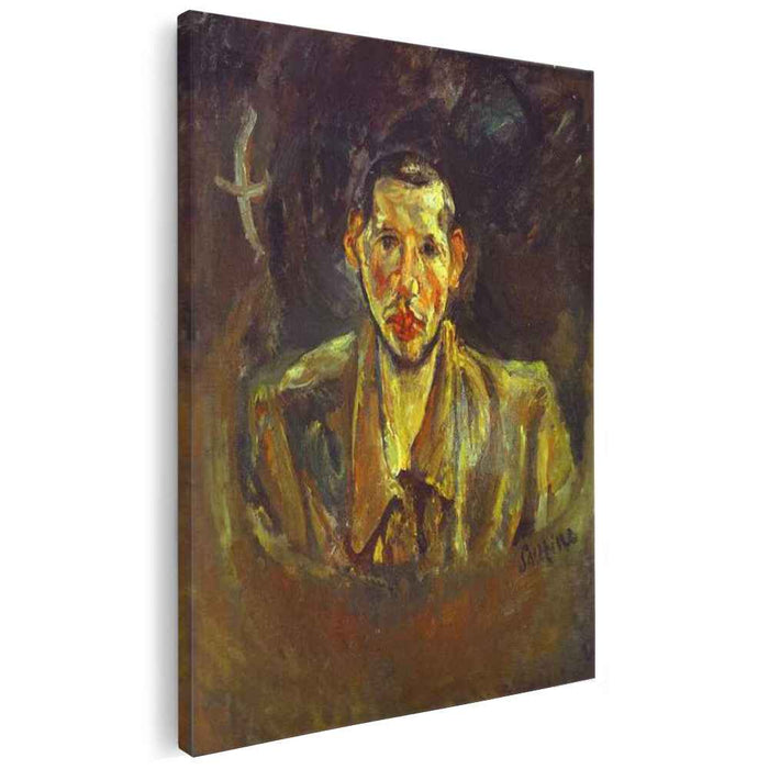 Self Portrait with Beard (1917) by Chaim Soutine